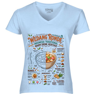 Kaos Kaos Wedang Ronde Tradisional Indonesia