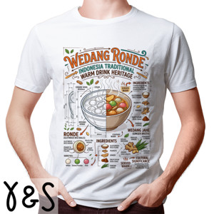 Kaos Kaos Wedang Ronde Tradisional Indonesia