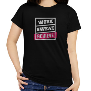 Kaos WORK SWEAT ACHIEVE | Y&S