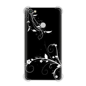 Casing HP softcase black white flower