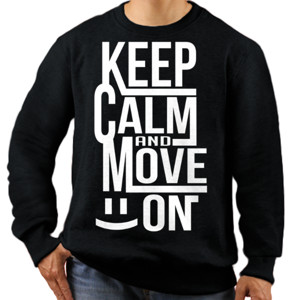 Jaket Sweater KEEP CALM AND MOVE ON 1