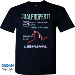 Kaos JUAL PROPERTI - Ga Perlu Takut Basi (PSN001)