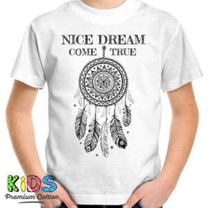 Kaos  NICE DREAM COME TRUE versi warna cerah 
