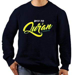 Jaket Sweater Kaos Muslim Back To Quran
