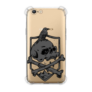 Casing HP tengkorak dan burung