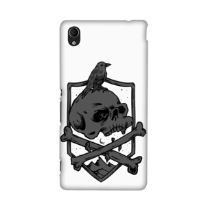 tengkorak dan burung Casing HP
