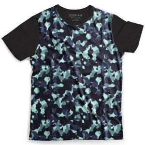Kaos Fullprint Kaos Fullprint Abstract Camo Army Blue