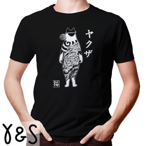 Kaos Jepang Cat Yakuza