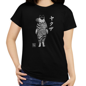 Kaos Jepang Cat Yakuza