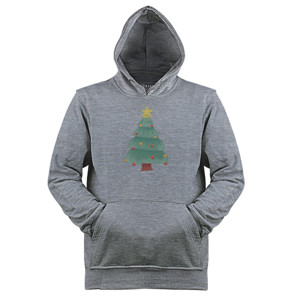 Jaket Hoodie pohon natal