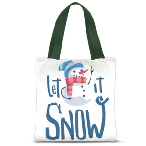 Tas Tote Fullprint snowman