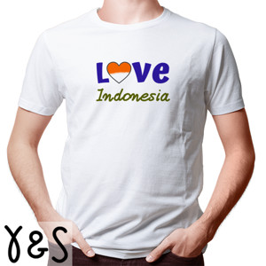 Kaos Love Indonesia