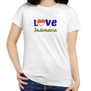 Kaos Love Indonesia