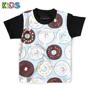 Kaos Anak Full-Print Koko donut