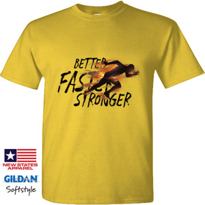 Kaos Lari Marathon Better Faster Stronger