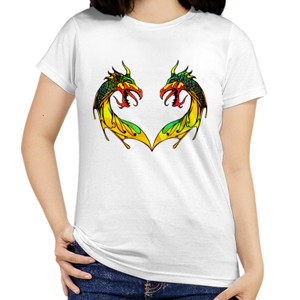 Kaos Twin Dragon Love