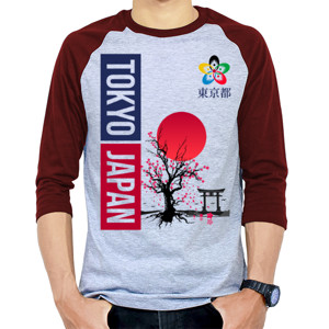 Kaos Raglan Tokyo-Japan 20202021 | 2sided