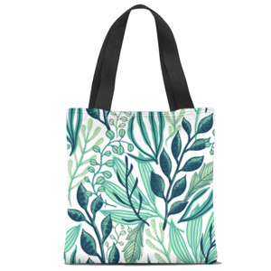 Tas Tote Fullprint Bunga