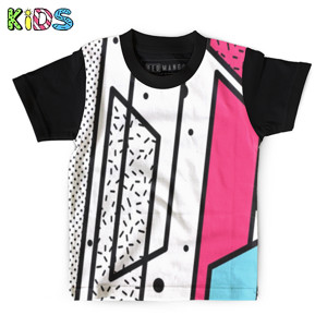 Kaos Anak Full-Print Neo memphis background 10