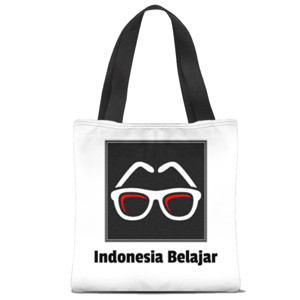 Tas Tote Fullprint Tas Indonesia Belajar