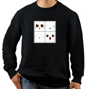 Jaket Sweater kaos emoticon