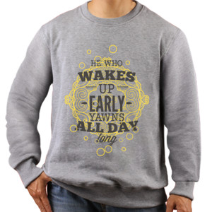 Jaket Sweater Wakes Early