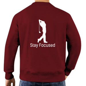 Jaket Sweater Golf Stay Focused