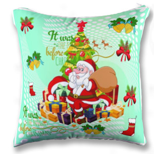 Bantal  Merry Chsristmas Santa Claus / Selamat hari natal