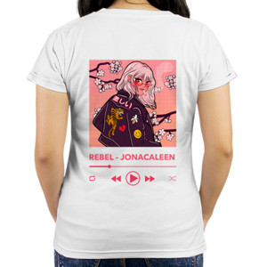 Kaos SKIN SPESIAL MUSIK : REBEL - WANITA