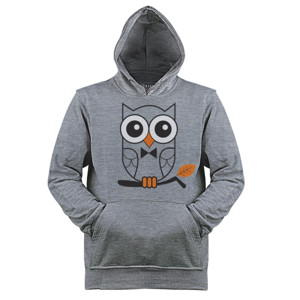 Jaket Hoodie KAOS DISTRO SUPER GENIUS OWL