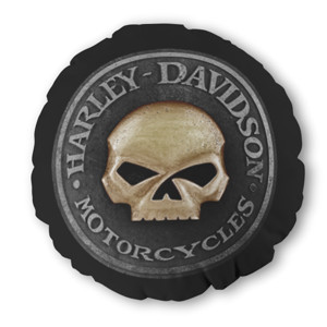 Bantal Bulat HD skull