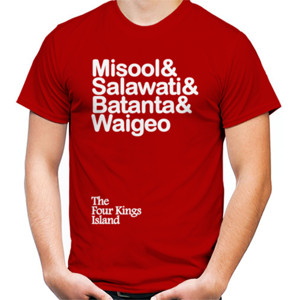 Kaos The Four Kings Island - Raja Ampat