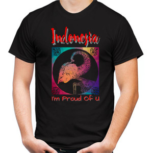 Kaos IndonesiaImProudOfU -Wayang2
