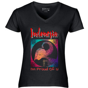Kaos IndonesiaImProudOfU -Wayang2