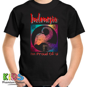 Kaos IndonesiaImProudOfU -Wayang2