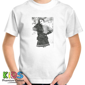 Kaos 18.front_Beauty_woman_sket_pencil_white