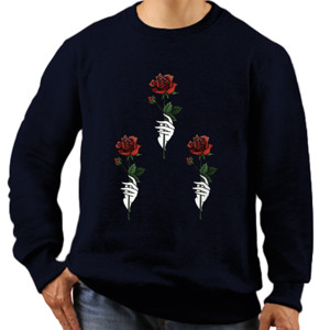 Jaket Sweater Hands & Roses