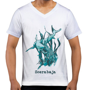 Kaos  Monumen Surabaya Vector Style