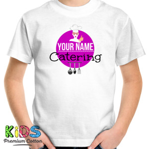 Kaos Your Catering - Isi nama bisnis catering Anda