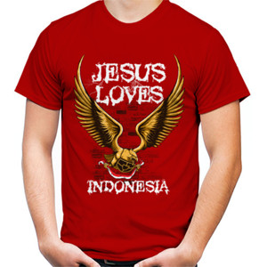 Kaos JESUS LOVES INDONESIA