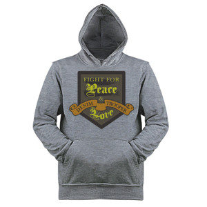 Jaket Hoodie Fight for Peace