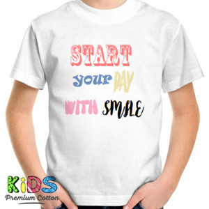 Kaos START YOUR DAY WITH SMILE