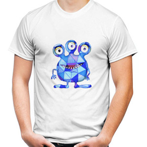Kaos kaos blue three eye monster