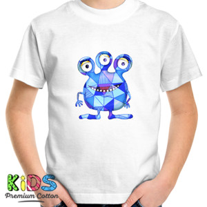 Kaos kaos blue three eye monster