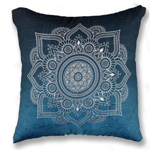 Bantal Oriental Flower Mandala