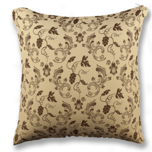 Bantal Pola Dedaunan Pohon Anggur