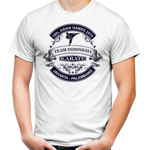 Kaos TIM KARATE INDONESIA - ASIAN GAMES 2018 (CASSUAL)