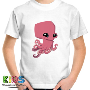 Kaos Kaos Anak Gambar Octopus