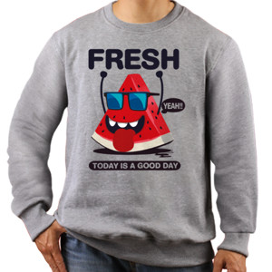 Jaket Sweater Fresh Watermelon 