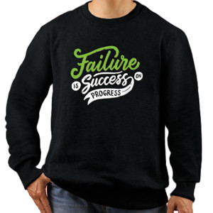 Jaket Sweater Motivasi - Failure Is Success On Progress